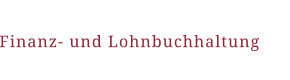 Finanz- und Lohnbuchhaltung